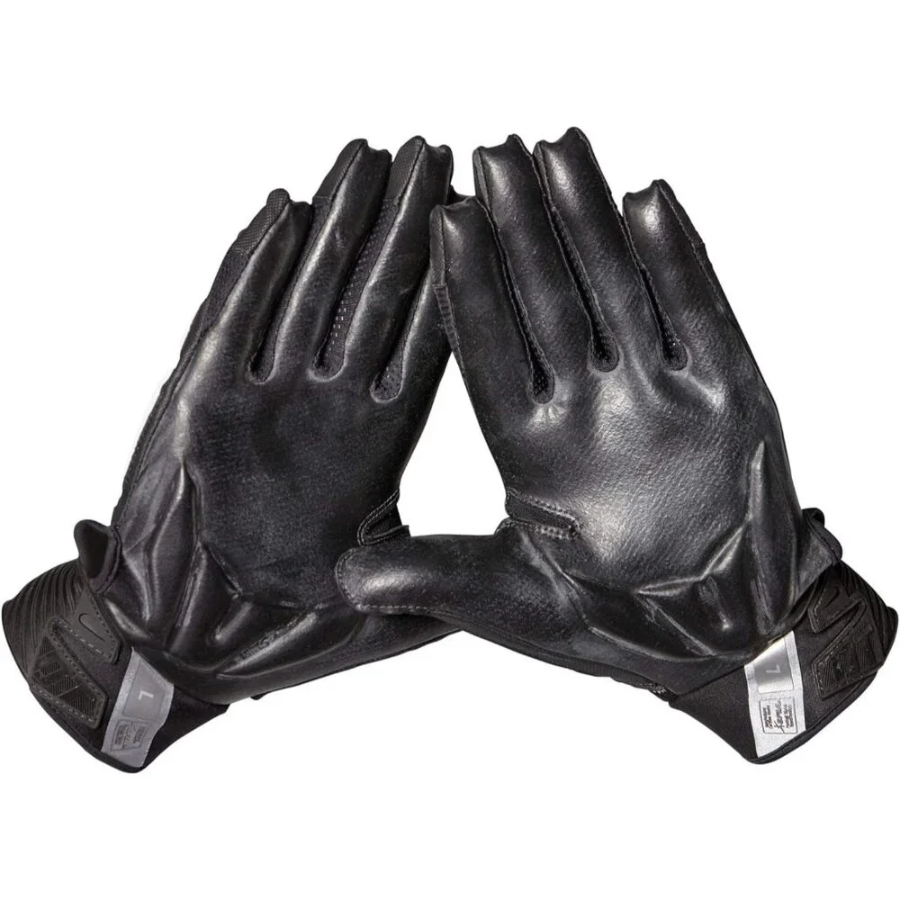 Nike D-Tack 6.0 Football Gloves, Black/White, Adult Unisex Size MD #NFG21937 - Picture 5 of 5